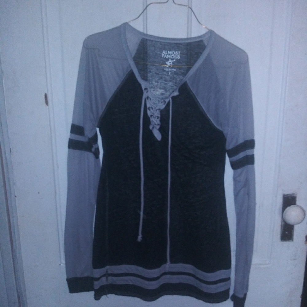 See through long sleeve